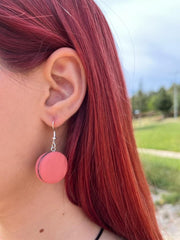 Peach Macaron Earring